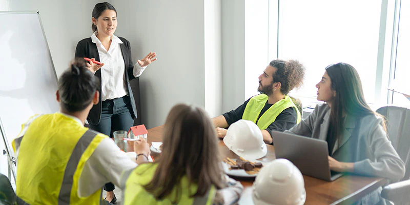 A workplace training session illustrating accommodation discussions