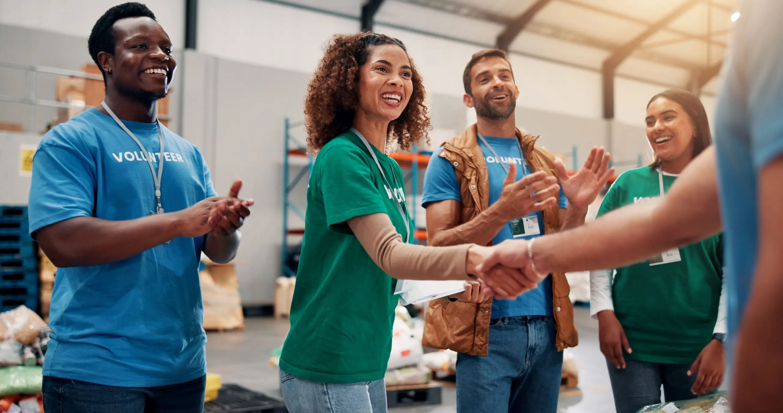 Team members building connections in a supportive setting